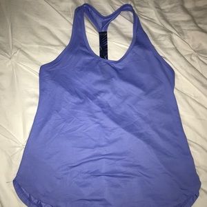 Racer back running tank